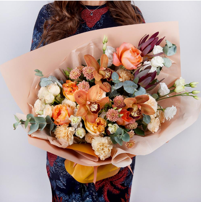 Букет "Золотой шелк"