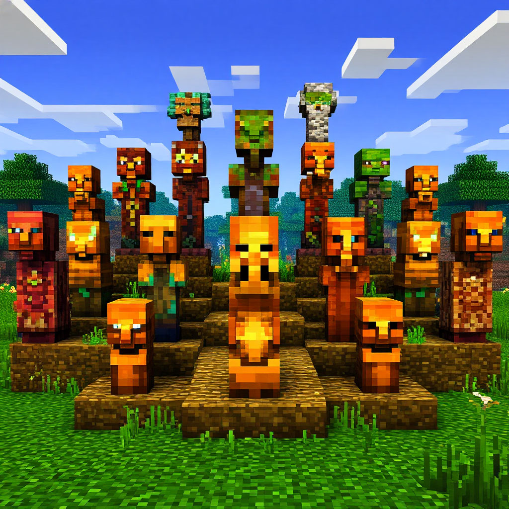 64 Тотема(в руке 1 стак)