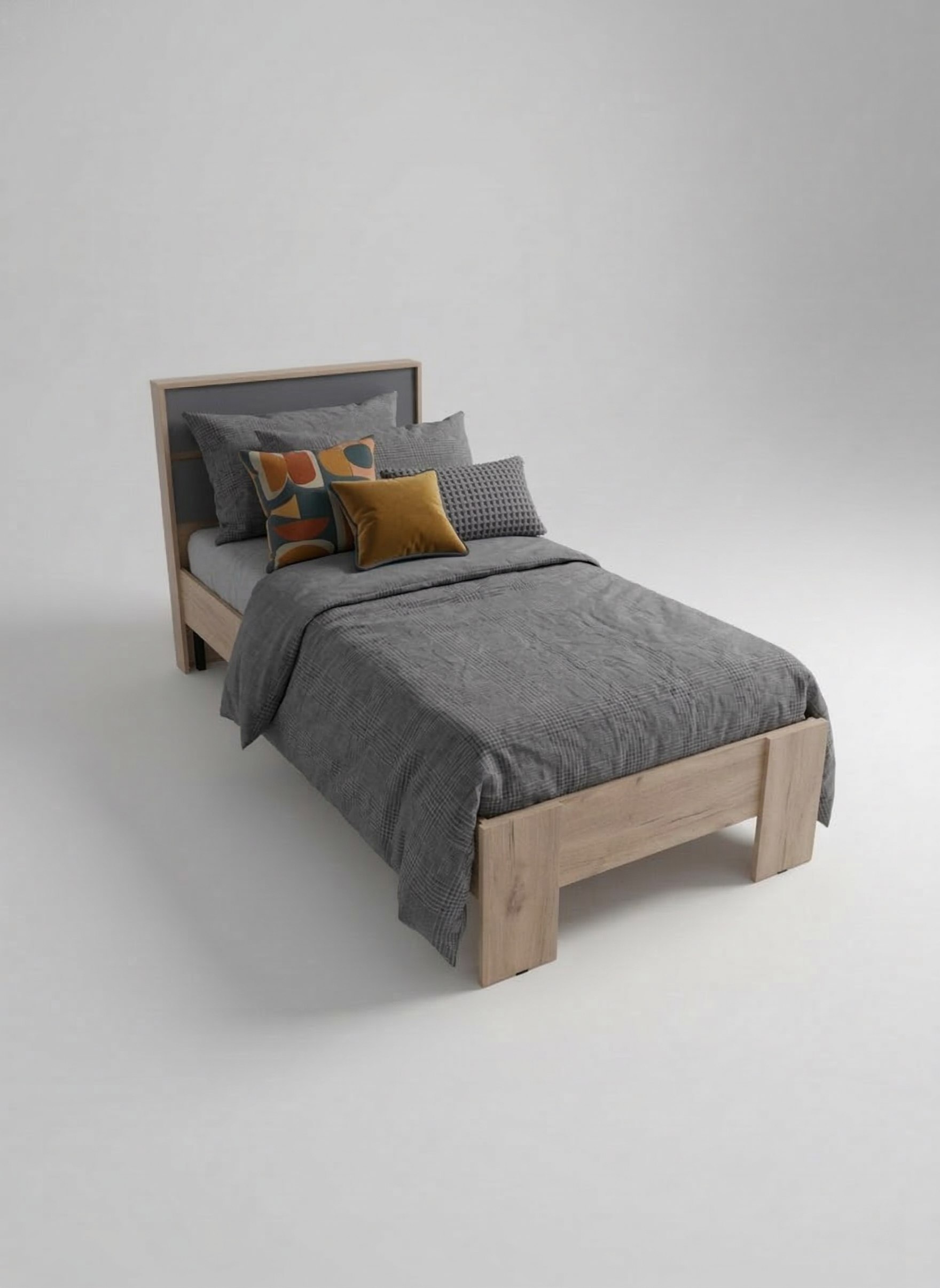 Кровать Хелен 0,9 м Графит