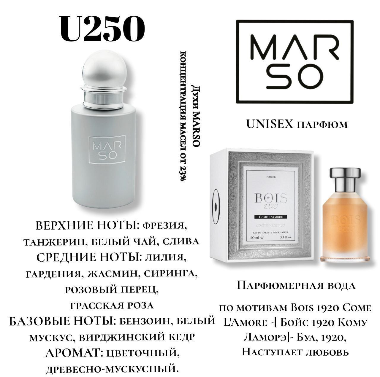 U250-Come L'Amore Bois 1920, Наступает Любовь