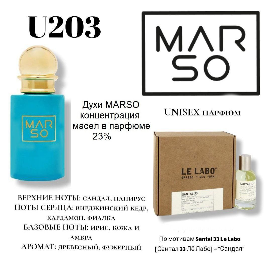 U203 - Santal 33 Le Labro