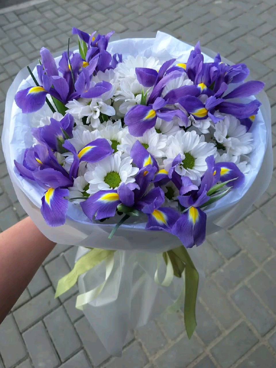 Авторский букет ''Фиолетовое Мгновение''