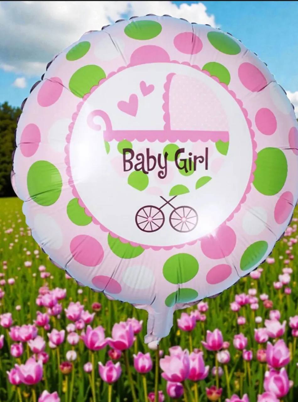 Шар круг ''Baby Girl''